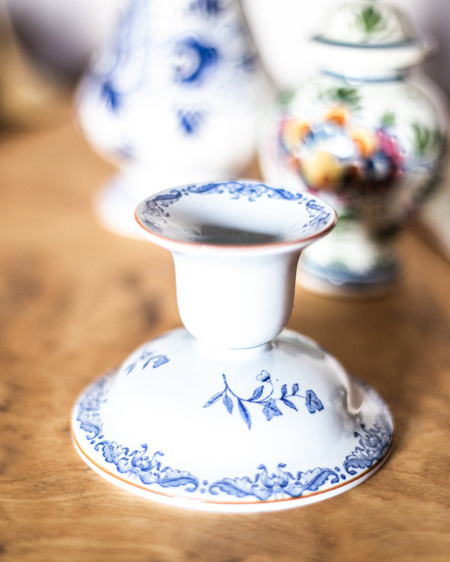 Delft candle holder